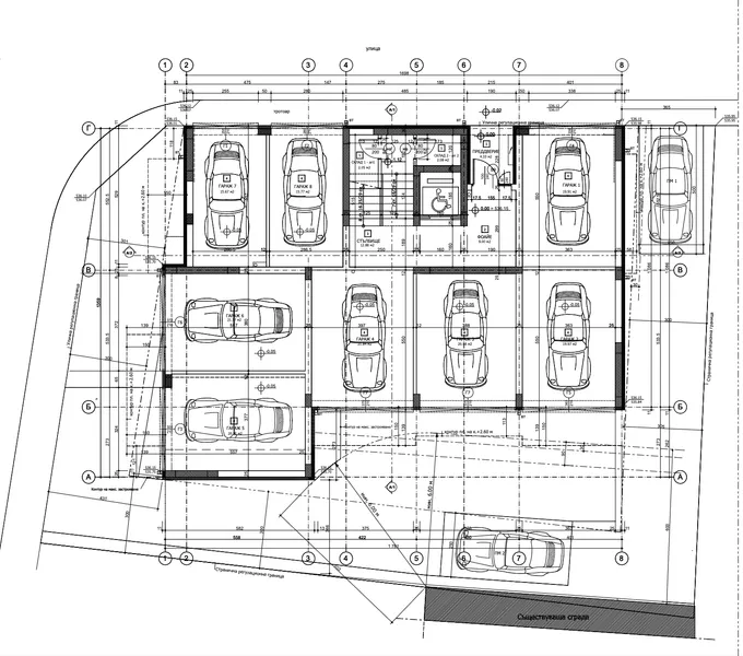 Floor Plan Parking Spaces